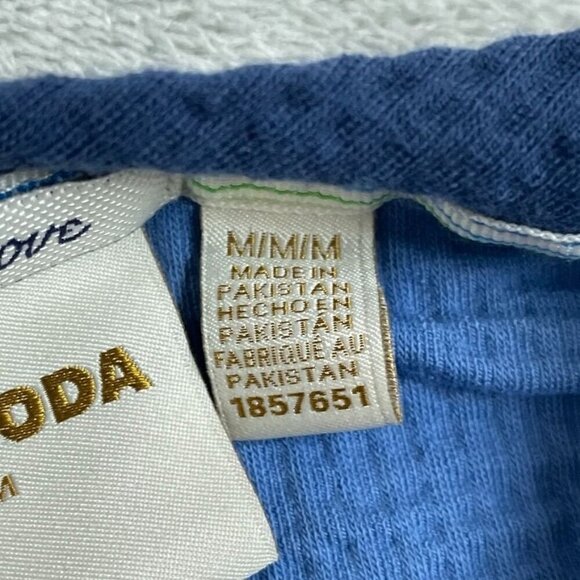 Scotch & Soda Amsterdam Blue Textured Cotton T-Shirt Medium a0224 - Picture 4 of 9